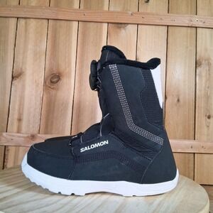 Salomon Whipstar BOA Snowboard Boots Kids US 3.5 Black Youth Boys